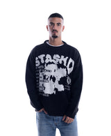 Stashd Ripped Black sweater